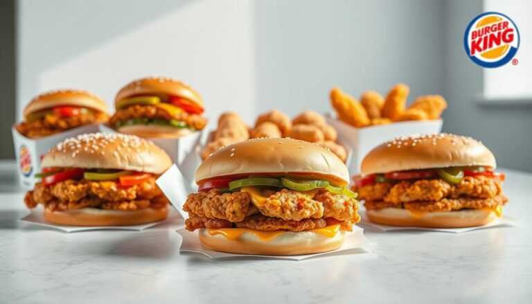 burger king chicken menu