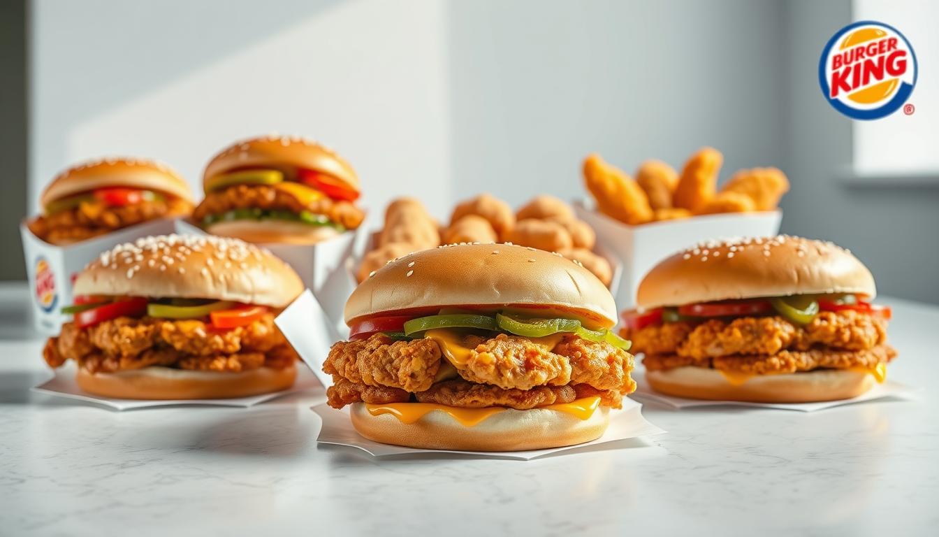 burger king chicken menu