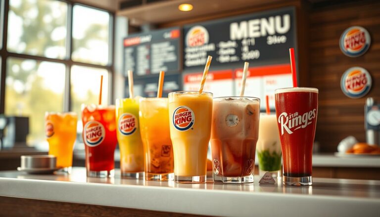 burger king drink menu