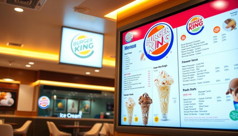 burger king ice cream menu