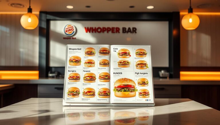 burger king whopper bar menu