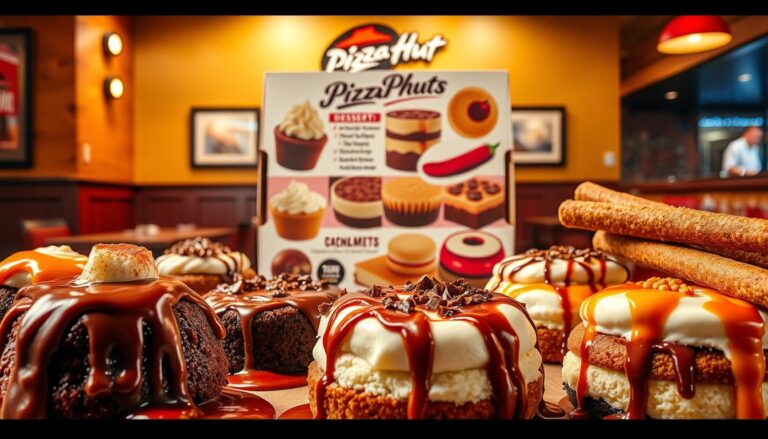 pizza hut desserts menu
