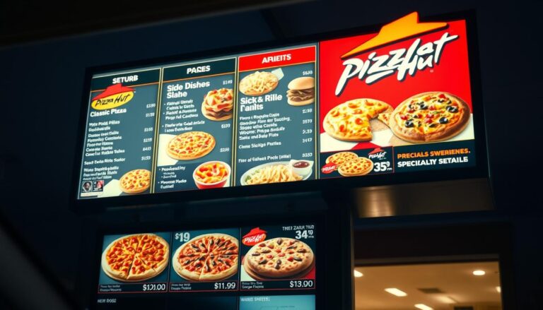 pizza hut drive thru menu