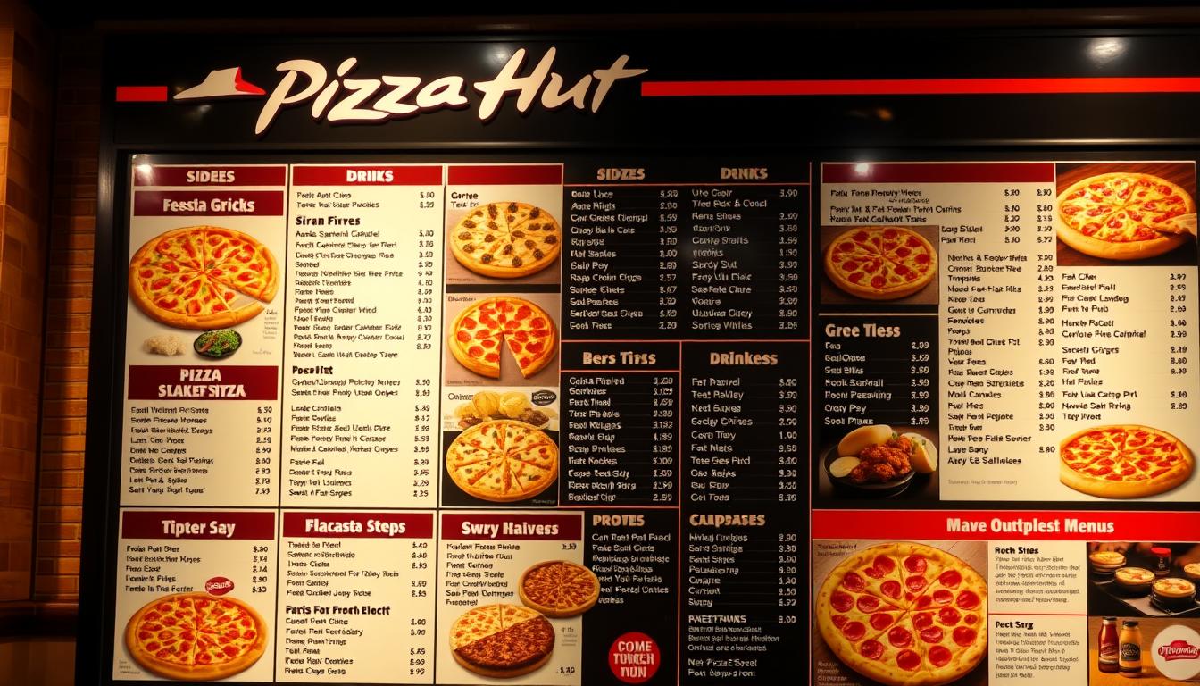 pizza hut menu with prices