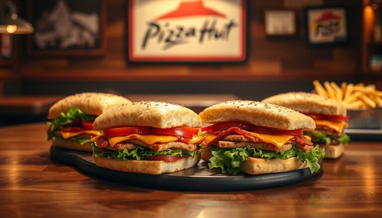 pizza hut sandwich menu